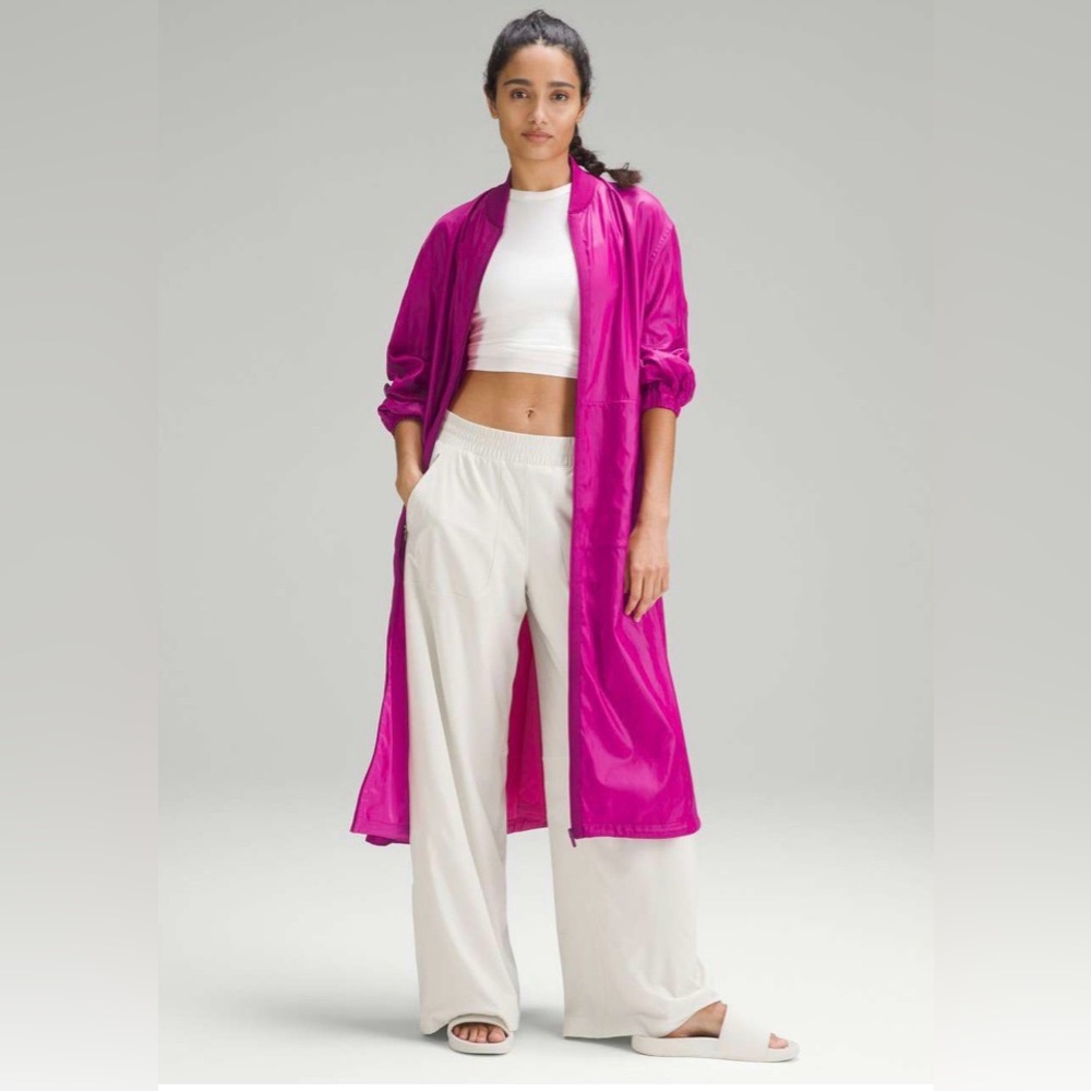 Lululemon Reversible Drape-Sleeve Long Jacket